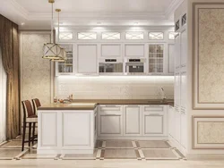 Corner kitchens neoclassical design photo