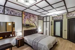 Японскі стыль у інтэр'еры спальні