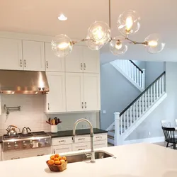 Recessed ceiling lights for the kitchen photo