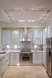Recessed ceiling lights for the kitchen photo
