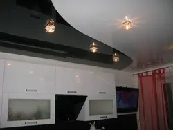 Дизайн Кухни Натяжной Потолок Черный