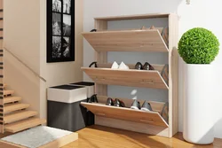 Classic shoe racks for the hallway photo