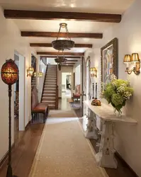 Hallway in the interior of the house photo