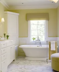 Bathroom in pastel colors photo