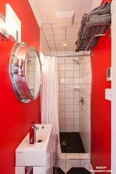 Ванная и туалет в одной комнате интерьер с душевой кабиной