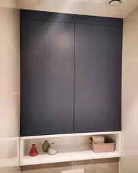 Built-in furniture in the bathroom photo