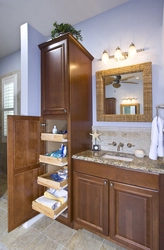 Built-In Furniture In The Bathroom Photo