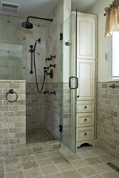 Photo of a shower stall in the kitchen