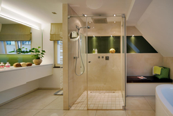 Photo Of A Shower Stall In The Kitchen