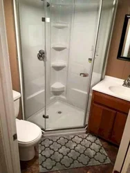 Photo of a shower stall in the kitchen