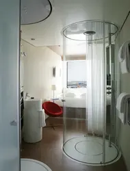 Photo of a shower stall in the kitchen