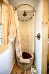 Photo Of A Shower Stall In The Kitchen