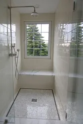 Photo of a shower stall in the kitchen