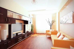 Design of rooms in an apartment photo with furniture