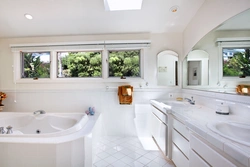 Photo of home bathroom interior