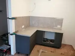 How to install a countertop in a kitchen photo