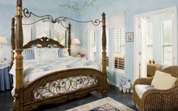 Retro style bedroom design