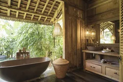 Bali in the bathroom interior