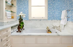 Bath washable wallpaper photo