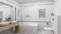 Bathroom tiles 60x60 photo in the interior