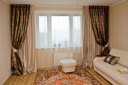 Photo Of Modern Curtain Design In An Apartment