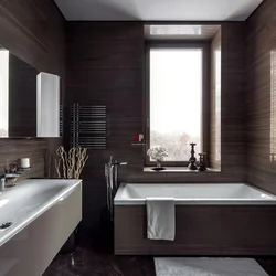 Bathroom Design With Dark Furniture