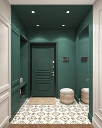 Color for a small hallway in an apartment photo