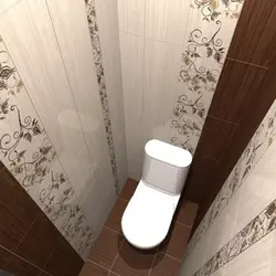 PVC panelləri olan bir mənzildə tualetin dizaynı fotoşəkil