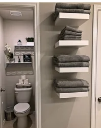 Bathroom storage interior