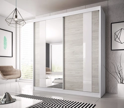 Wardrobe design for a bedroom in a modern style photo