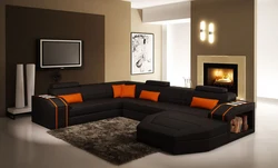 Modern sofas 2023 in the living room interior