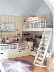 Bedroom design for three children