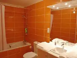 Orange Bathroom Photo