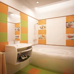 Orange Bathroom Photo