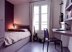 Дизайн небольших спален с окном