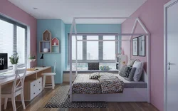 Interior of a modern children's bedroom