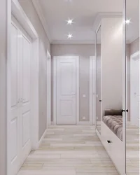 Hallway Design With Light Doors