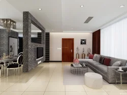 Kitchen living room drywall design