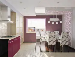 Photo examples of kitchen decoration with wallpaper