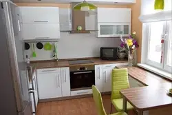 Small Kitchen Design In Light Colors Photo