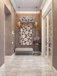 How to beautifully decorate the walls in the hallway photo