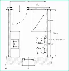 Toilet and bathroom design dimensions