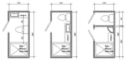 Toilet and bathroom design dimensions