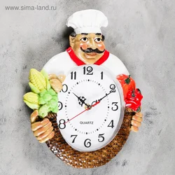Photo of a wall clock for the kitchen