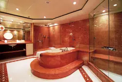 Джакузи бар ванна бөлмесінің дизайны