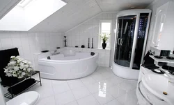 Дизайн ванны комнаты с джакузи