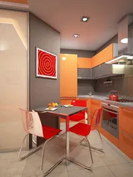 Кухня В Оранжево Серых Тонах Фото