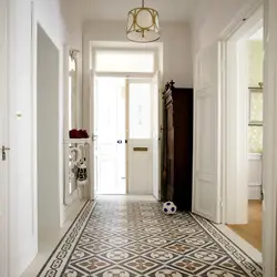 Photo Of Tiles In The Hallway Design In A Modern Style