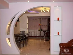 Межкомнатная арка из гипсокартона в квартиру фото