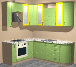 Kitchen design project drawn